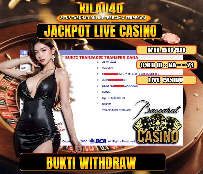 BUKTI KEMENANGAN CASINO