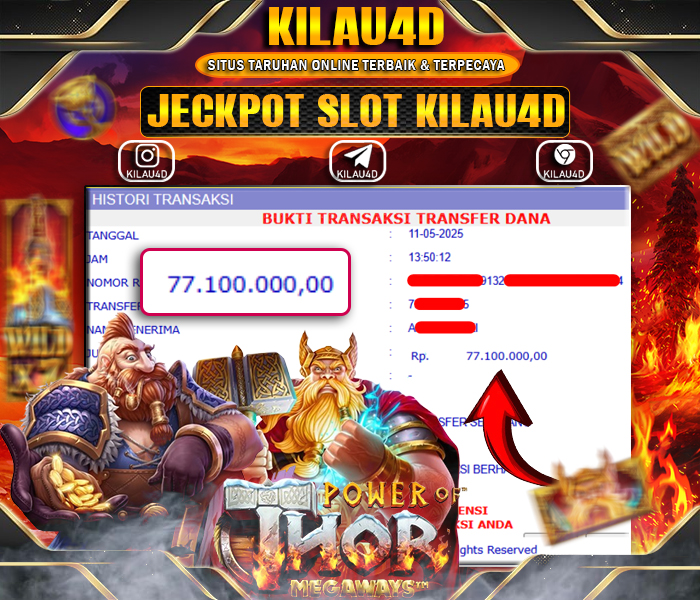 BUKTI KEMENANGAN SLOT